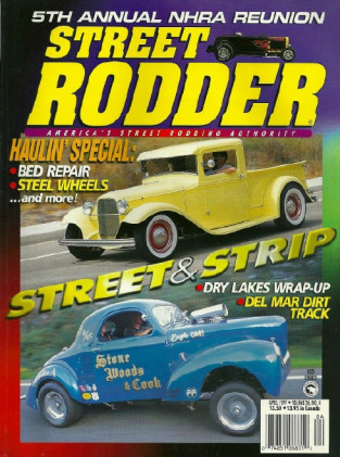 STREET RODDER 1997 APR - NAILHEAD BUILD-UP-4, DEUCE TANK FOR A 29 ROADSTER